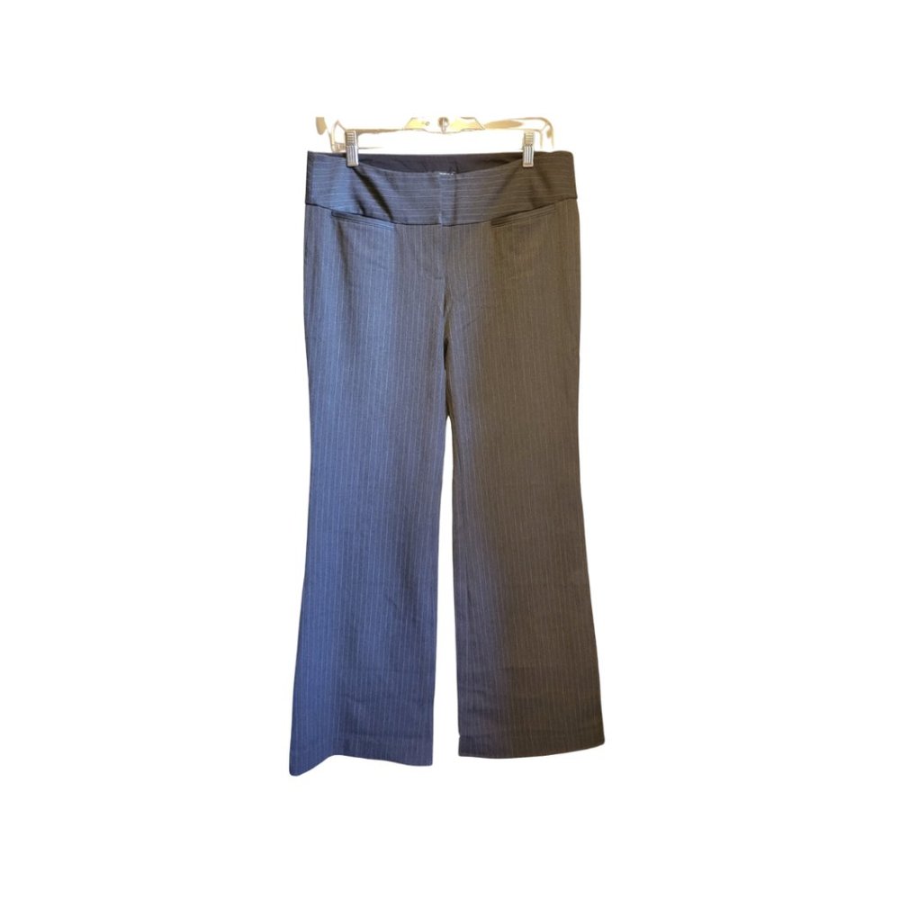 Express Editor Trousers | Women's 8R | Grey Pinstripe